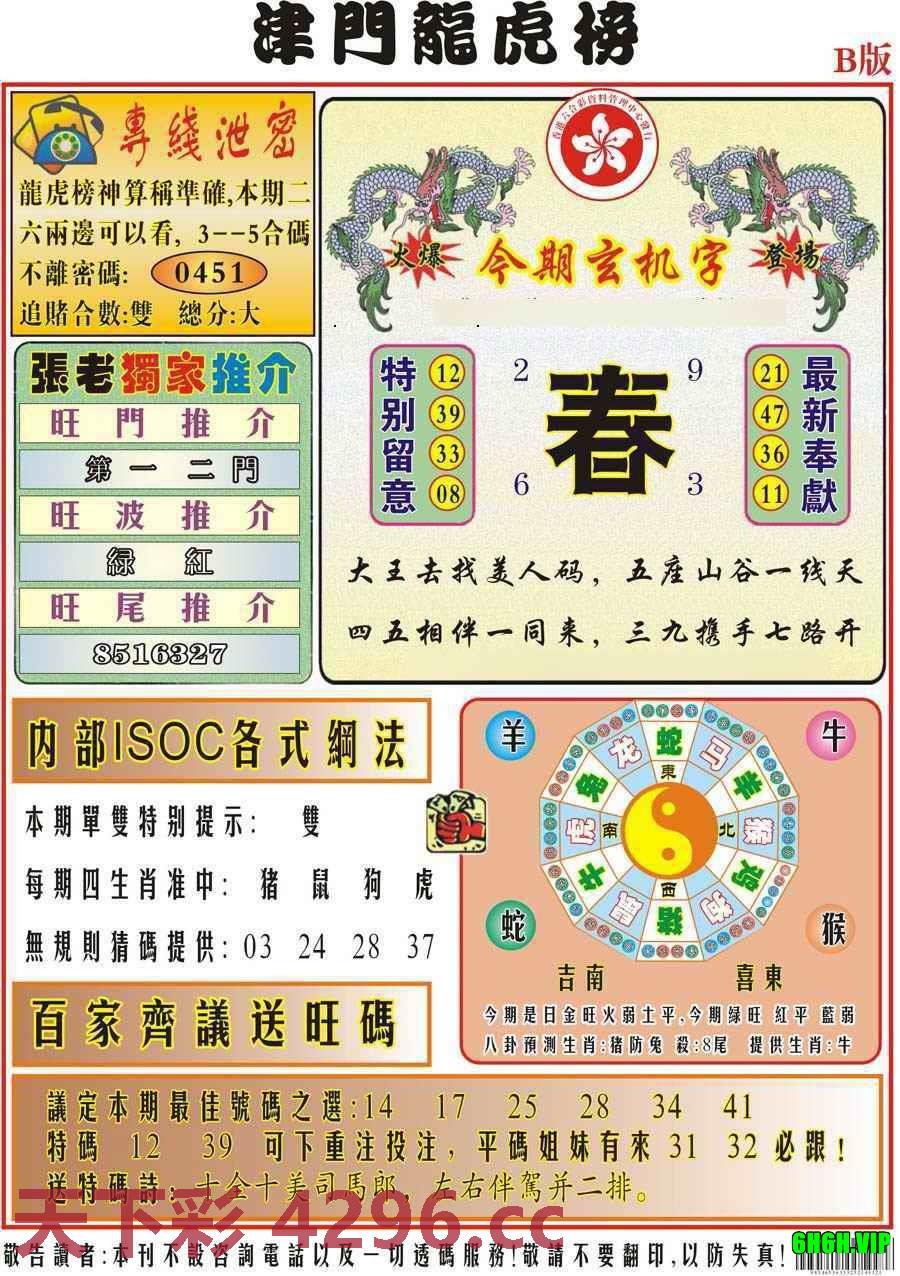 津门龙虎榜B